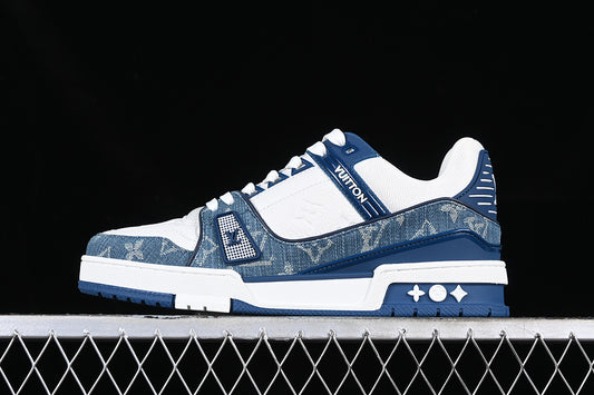 Luxury Trainer Sneaker Blue - Step Up
