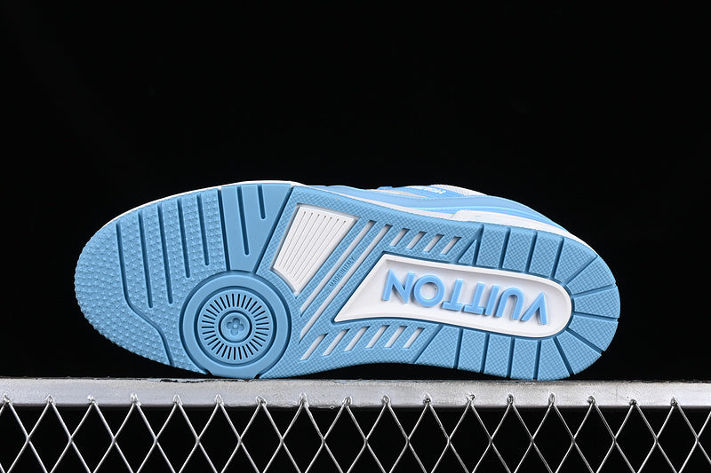 Luxury Trainer Sneaker Light Blue - Step Up