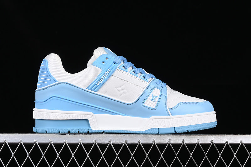 Luxury Trainer Sneaker Light Blue - Step Up