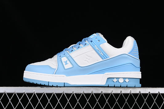 Luxury Trainer Sneaker Light Blue - Step Up